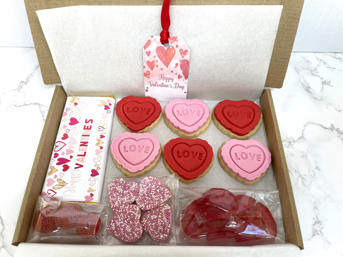 Happy Valentines Day Letterbox Gift, Treat Box