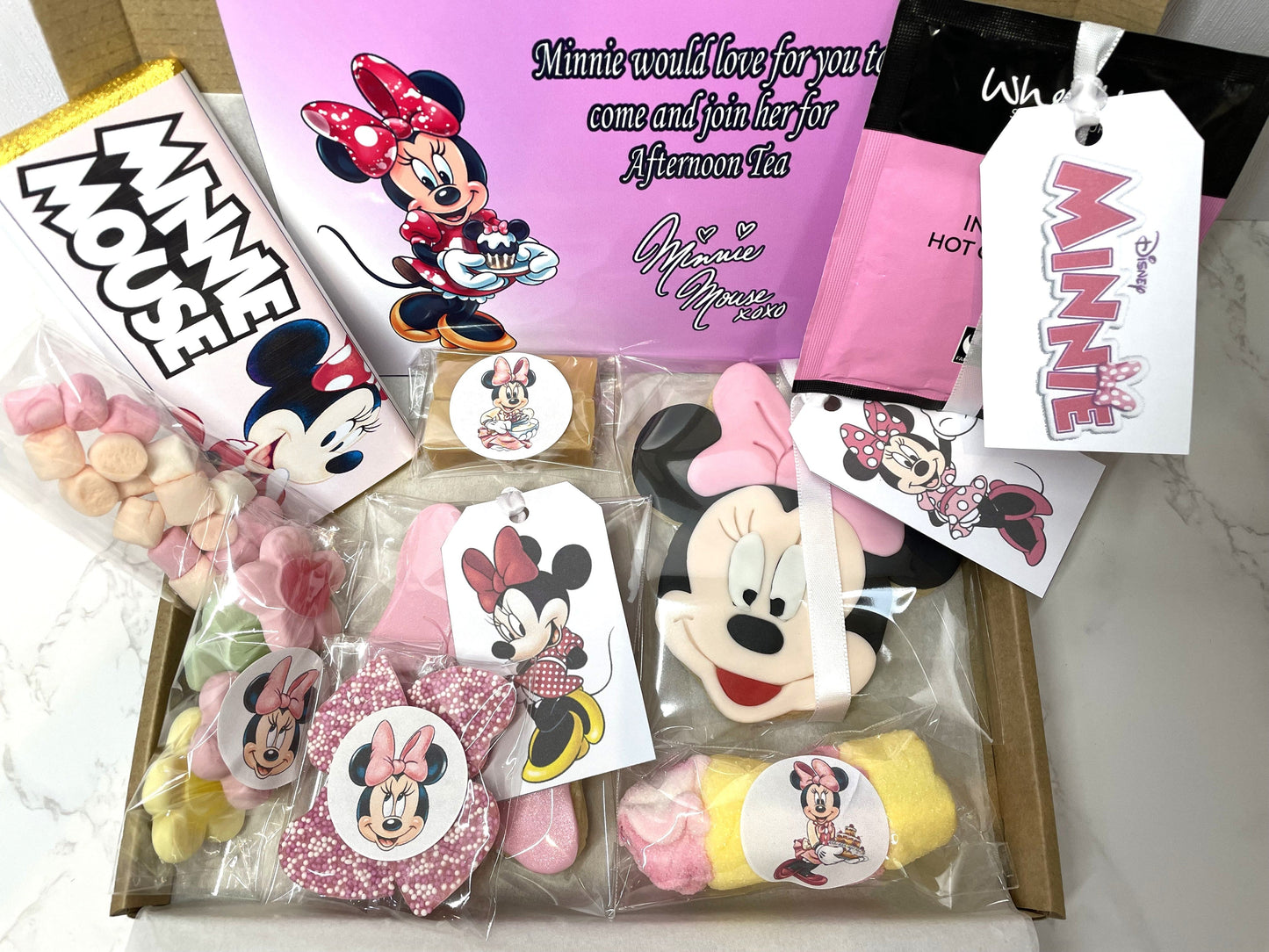 Disney's Minnie Mouse Afternoon Tea  / Letterbox Gift / Tea Gift/ Treat Box