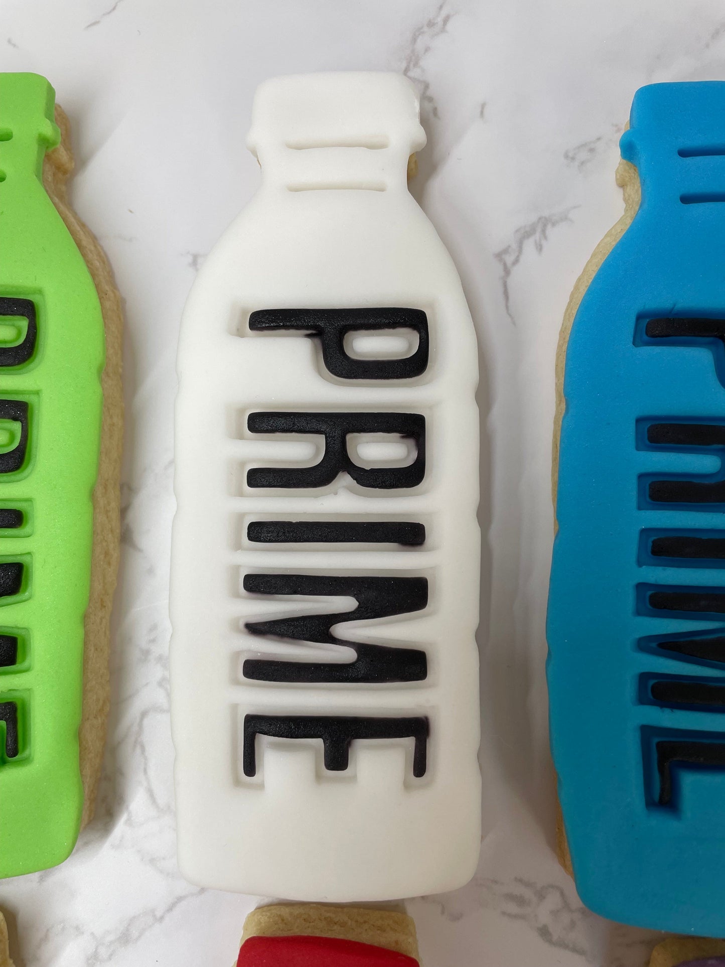 Prime Inspired Cookies with fondant detail