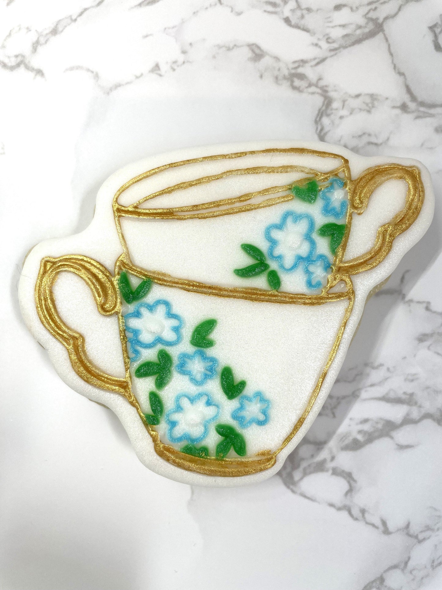 Bridgerton Inspired Sugar Cookies with Fondant detail