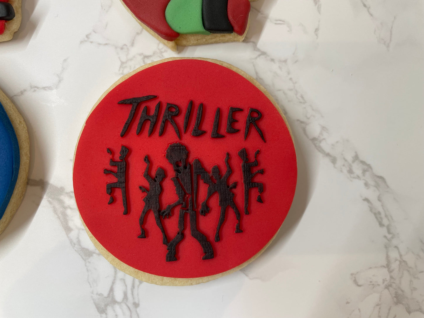 Michael Jackson THRILLER  Themed Sugar Cookies With Fondant detail