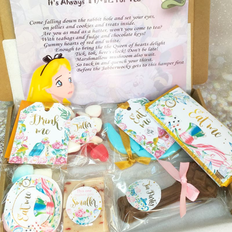 Alice In Wonderland Themed treat Box