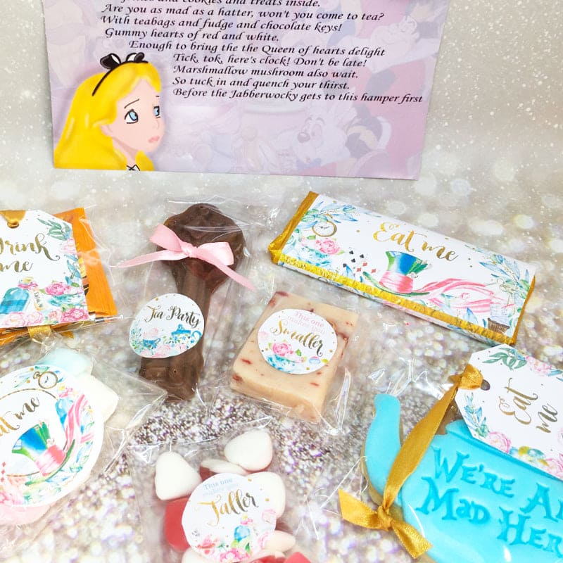 Alice In Wonderland Themed treat Box