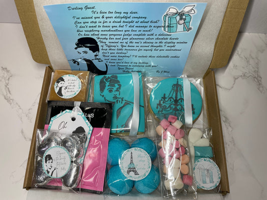 Tiffany's/Audrey Hepburn Afternoon Tea / Birthday gift  / Letterbox Gift / Tea Gift