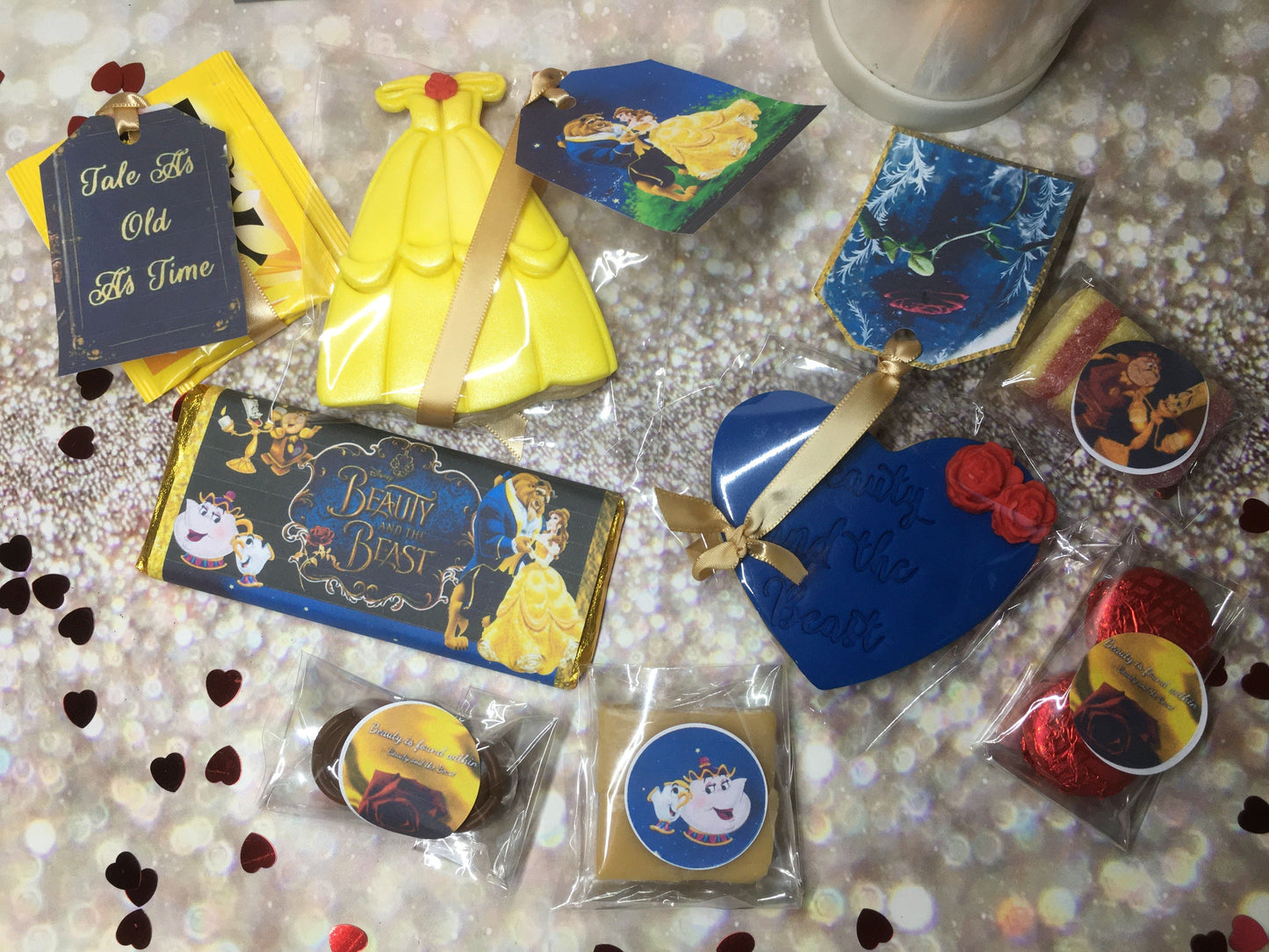 Beauty & The Beast Afternoon Tea /Valentine Gift / Letterbox Gift / Tea Gift/ Treat Box