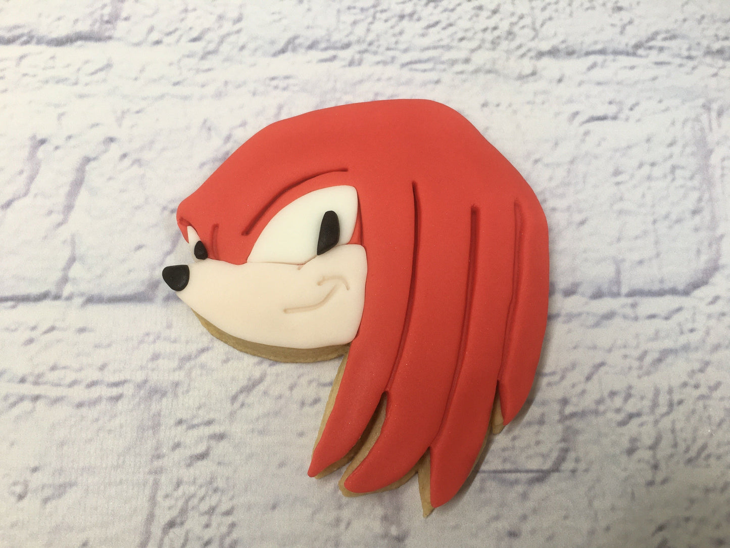 Sonic Hedgehog/ Knuckles & Tails Gaming Sugar Cookies with decorative fondant detailing Birthday Gift/Party Favours