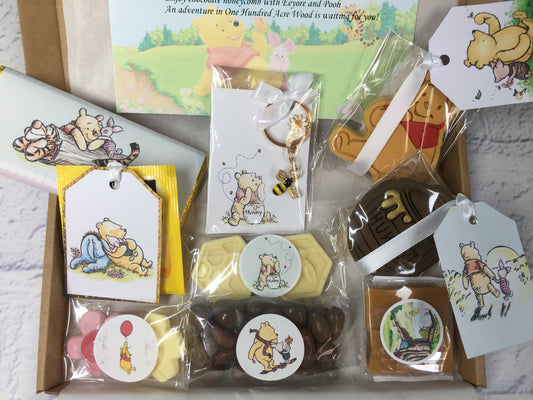 Luxury Winnie The Pooh Afternoon Tea With Keyring / Pooh Bear Letterbox Gift / Tea Gift