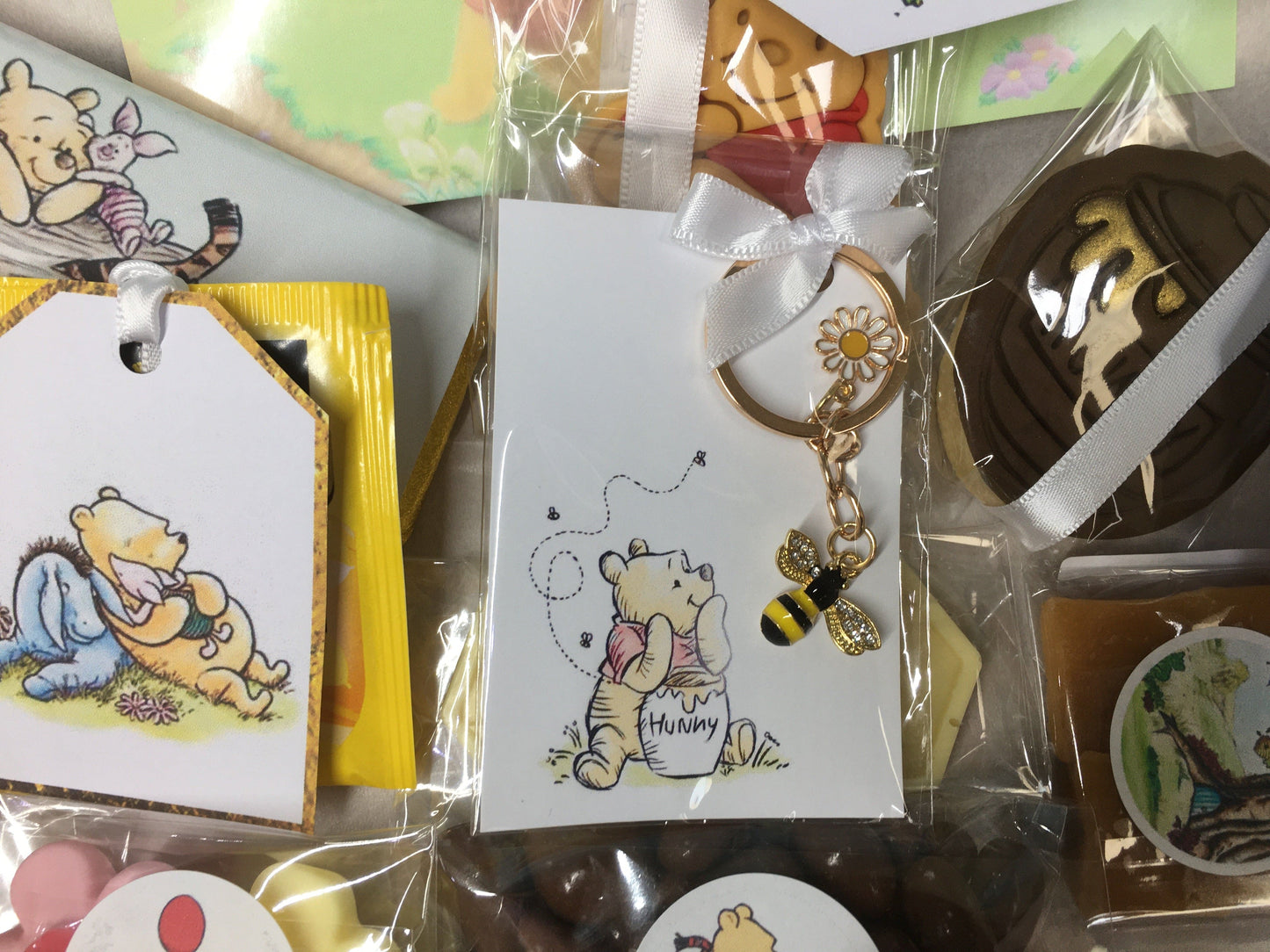 Luxury Winnie The Pooh Afternoon Tea With Keyring / Pooh Bear Letterbox Gift / Tea Gift