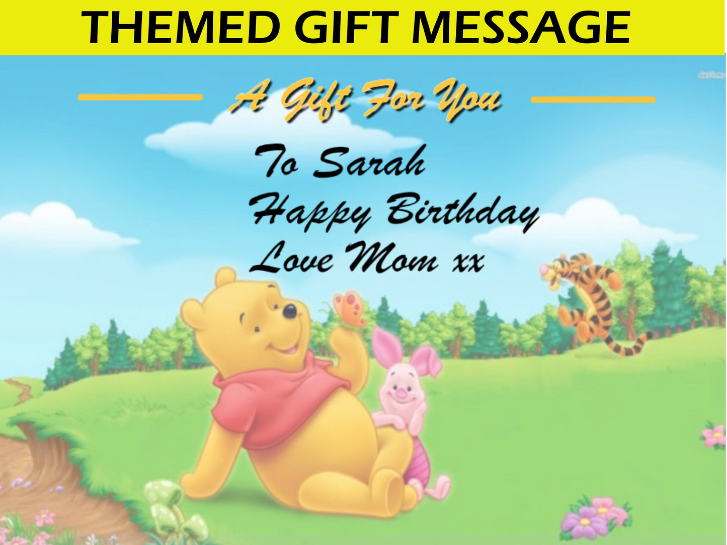 Luxury Winnie The Pooh Afternoon Tea With Keyring / Pooh Bear Letterbox Gift / Tea Gift